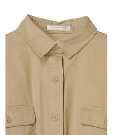 Green Parks ショート丈ワイドシャツ