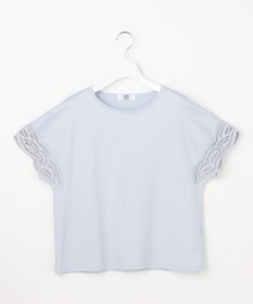 J.PRESS LADIES S 【一枚で着映え・シーンレスに活躍】コットンスムース レースデザイン カットソー