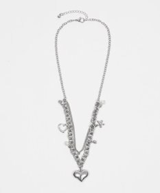 WEGO Lマルチチャームダブルネックレス