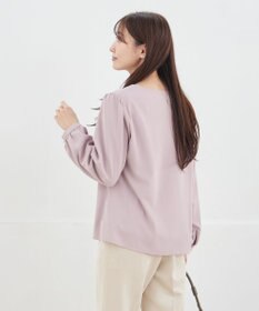 Tiaclasse 【洗える】スエードポンチテーパードパンツ