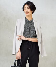 ICB L 【接触冷感・速乾・防シワ・洗える】 レーヨンライクトロ テーラードジャケット