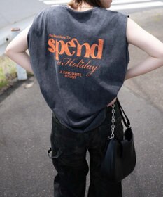 WEGO ヴィンテージウォッシュタックノースリーブT