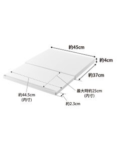 tower キッチン家電下スライドテーブル タワー ホワイト