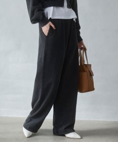 WEGO 【ウエストゴム/XSSMサイズ展開】スウェットワイドパンツ