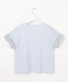 J.PRESS LADIES S 【一枚で着映え・シーンレスに活躍】コットンスムース レースデザイン カットソー