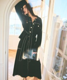 GRACE CONTINENTAL ニットワークジャケット