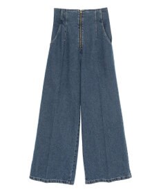 earth music&ecology フロントＺＩＰバックレースアップデニム