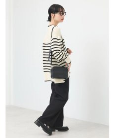 earth music&ecology ウォッシャブル脇スリットクルーネックプルオーバー