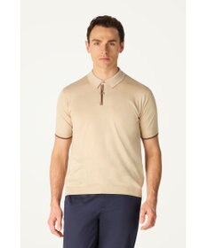 DAKS John Smedley for DAKS ハウスストライプポロシャツ