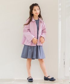 組曲 KIDS 【110-140㎝】【撥水】フリル マウンパ