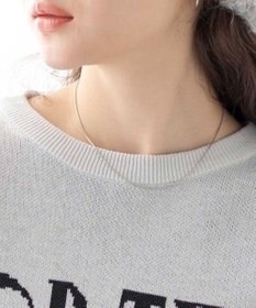 WEGO ロゴジャガードニットプルオーバー