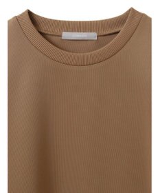 Green Parks armonia.異素材シャーリングワンピース