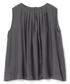 UNFILO ヴィンテージシアー プリーツブラウス