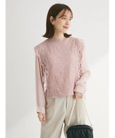 Green Parks ・Ｐｅｔｉｔ　Ｆｌｅｕｒ　イロイロレースブラウス