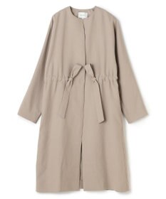 BEIGE， PORDIC / ドロスト付きロングスプリングコート