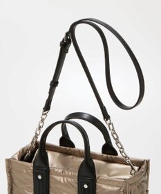 TOPKAPI 【TREASURE TOPKAPI】メタリック パデット ショルダー付 トートバッグ