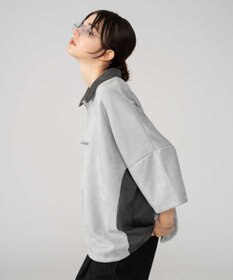 WEGO 【ユニセックス着用ITEM/MLサイズ展開】フェイクスウェードドルマンハーフZIPT（SS）