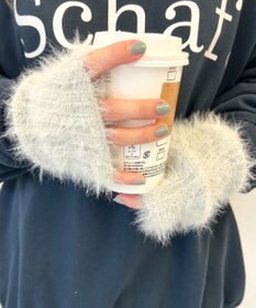 WEGO キラキラファーアームカバー