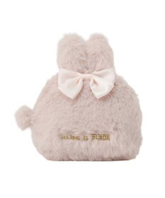 Maison de FLEUR イースターラビットフェイクファーポーチ