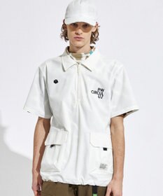 PW CIRCULUS 【機能性素材 TM ICE 使用】【MEN】ハーフジップ シャツ