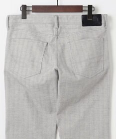 JOSEPH ABBOUD 【キングサイズ・イタリア素材/ストレッチ】ヘリンボンモールスキン5ポケットデザインパンツ