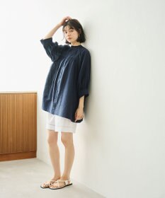 #Newans 【洗える/セットアップ可能】ハシゴレースハーフパンツ