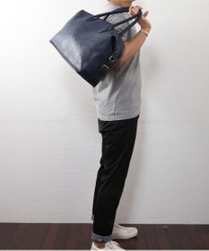 UNBILLION Otias シュリンクタイプ合皮タウンボストンバッグ