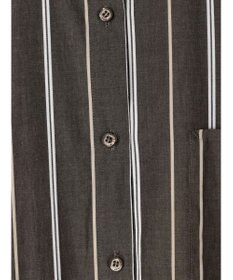 AMERICAN HOLIC ドビーストライプシャツチュニック