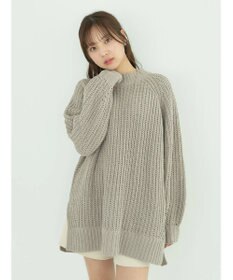 earth music&ecology マットモール片畦チュニック