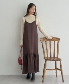 earth music&ecology アソートサテンキャミワンピース