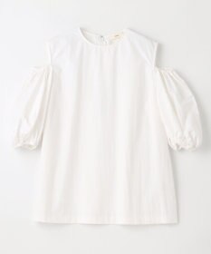 NAVE 【Nave　撥水機能・UVカット・透湿・接触冷感】ナイロンワッシャー ブラウス