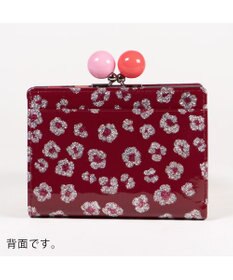 tsumori chisato CARRY グリッターフラワー がま口 2つ折り財布
