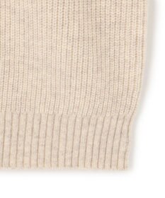 J.PRESS YORK STREET 【UNISEX】ウールカシミヤ ジップアップニット