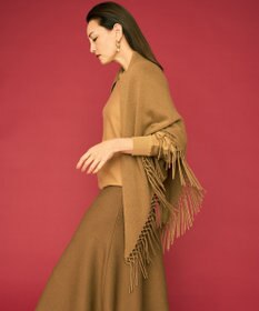 自由区 L 【カタログ掲載】ファインウールカシミヤドルマンシルエット ニット