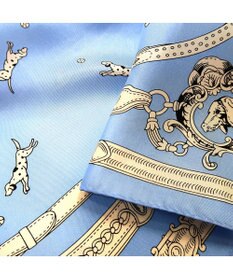 Marca 【Marcaオリジナル】ドッグ 小判 シルクツイル スカーフ