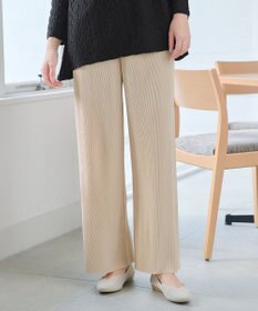 Tiaclasse L クリスタルプリーツパンツ