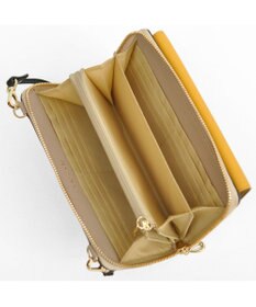 UNBILLION カシュカシュ cachecache / WEB限定カラーコンビウォレットショルダーバッグ