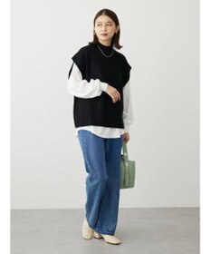 Green Parks ＳＥＴ２点モックネックカノコベスト＋ロンＴＥＥ