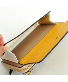 UNBILLION カシュカシュ cachecache / WEB限定カラーコンビウォレットショルダーバッグ