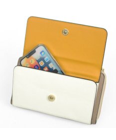 UNBILLION カシュカシュ cachecache / WEB限定カラーコンビウォレットショルダーバッグ