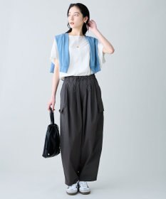 ANY 楽映えドルマンスリーブブラウス（セットアップ着用可）