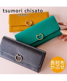 tsumori chisato CARRY ネコおこし 長財布 かぶせタイプ