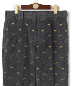 J.PRESS MEN エンブロイダリーストレッチコーデュロイパンツ