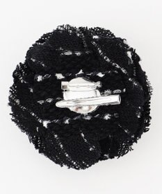 自由区 ツイードコサージュ