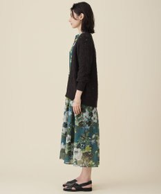 自由区 ジオメトリックモチーフ カーディガン