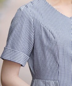 Tiaclasse 【洗える】サッカーストライプワンピース