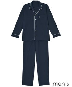 ワコール／睡眠科学 【メンズパジャマ】　長袖・長ズボン　希少な超長綿「天綿」パジャマ　睡眠科学／ワコール　YGX522