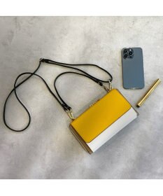 UNBILLION カシュカシュ cachecache / WEB限定カラーコンビウォレットショルダーバッグ