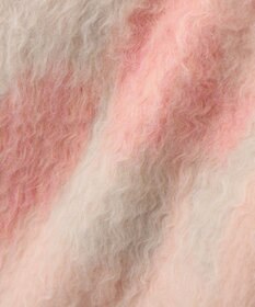 YECCA VECCA フラワー柄シャギーニット