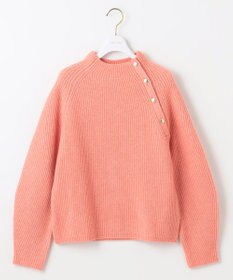 ANY SIS 【洗える】ボトルネックボタンポイントAir ニット